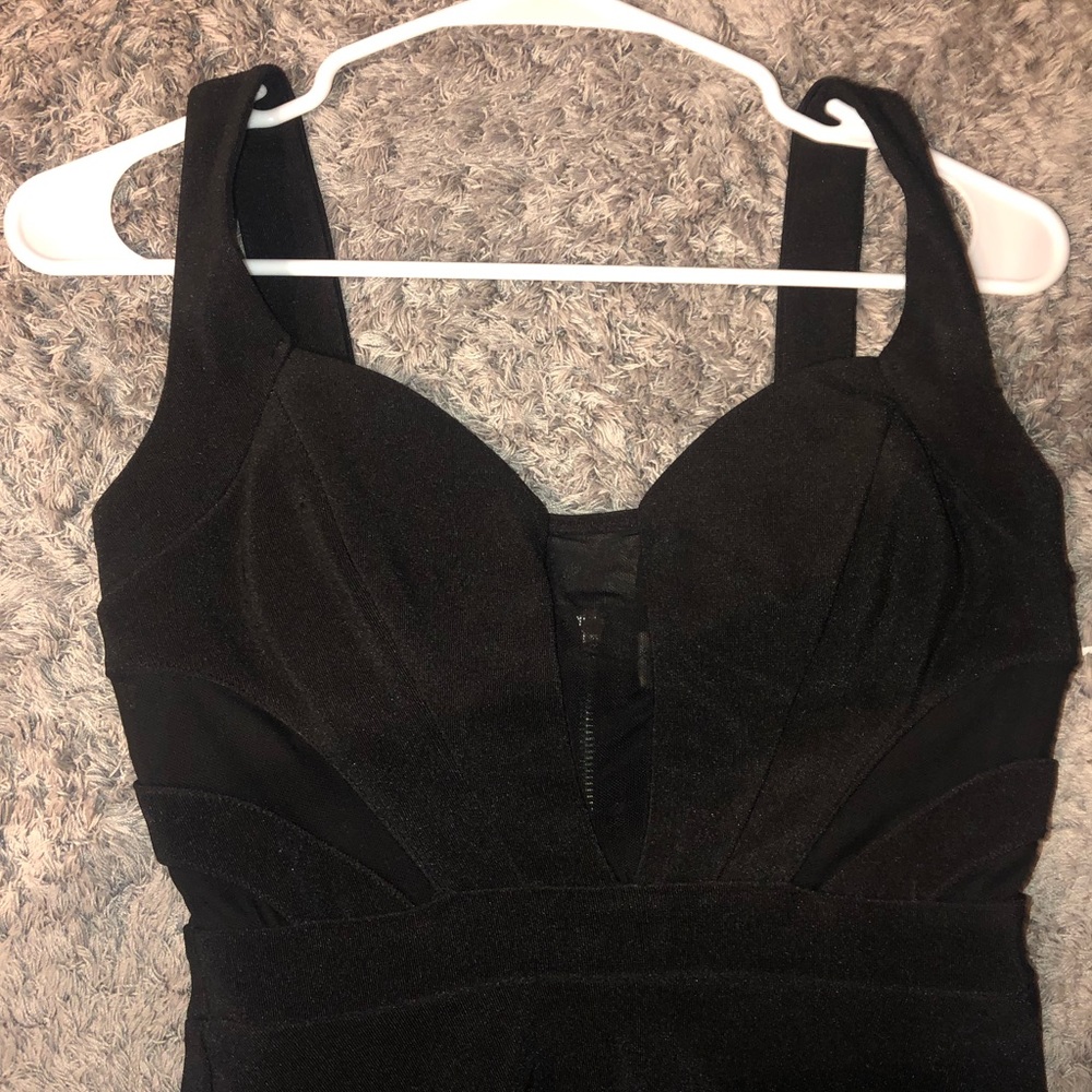 Black Mesh Dress